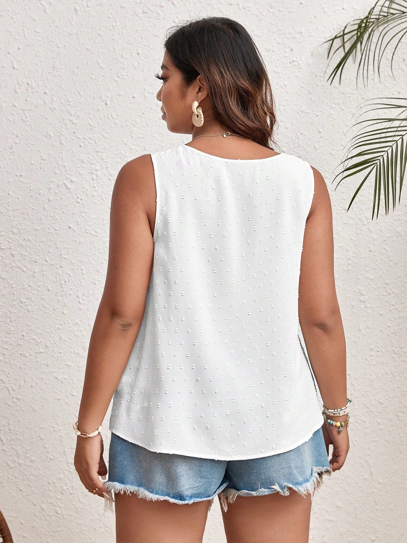 Blusa Pontos Plus Size